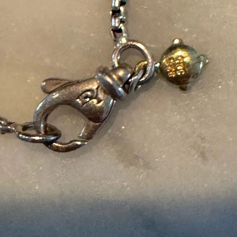 ✨David Yurman Small Box Chain Layering Necklace 72in with 14kt Accent✨ - Picture 6 of 6